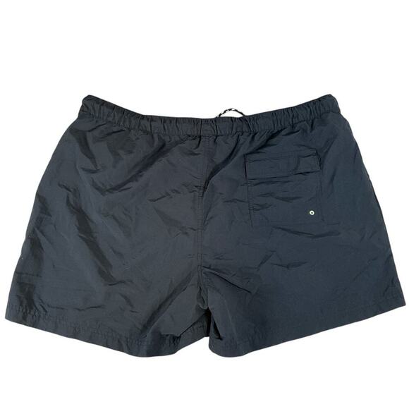 The Rail Mens Black Drawstring Swim Shorts Under Liner Size 2X 100% Nylon Active - Picture 4 of 8